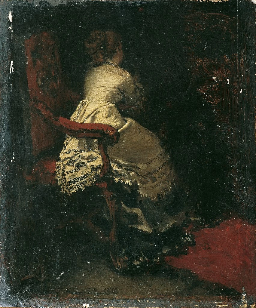 Signora in poltrona - Belvedere, Vienna